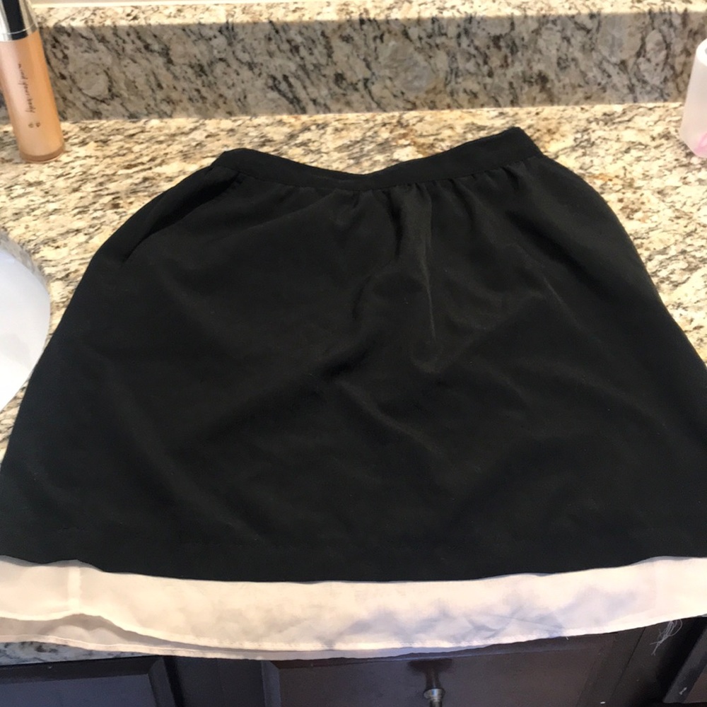 Black and white skirt